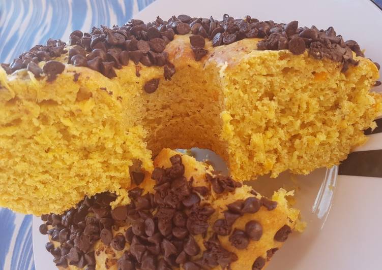 Bizcocho de naranja sin azúcar