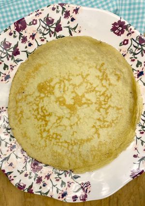 Una foto de Crepas keto con harina de almendras y coco