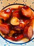 Bbq Roasted Smoked Sausage with Chicken 🐔