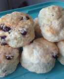 Scones de limón con pasas de uva 🍋🍇