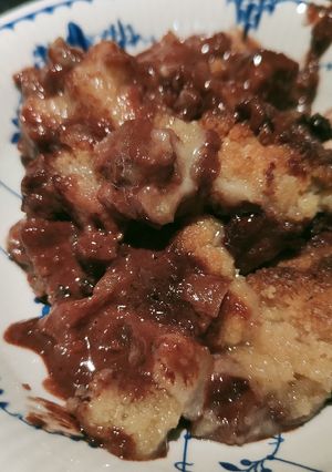 Une photo de Crumble poire chocolat