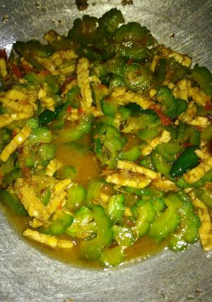 Foto resep Tumis pare tempe