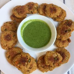 A picture of Oven baked noorani kabab(mong dal kabab).