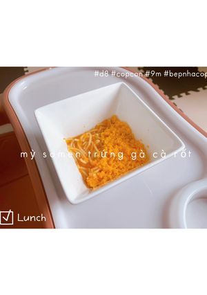 Hình của món Mì somen 🍜 trứng gà 🥚cà rốt.