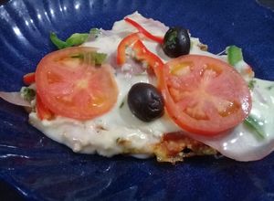 Una foto de Pizza de coliflor sin harinas método grez