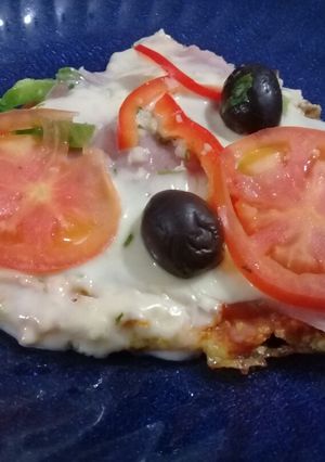 Una foto de Pizza de coliflor sin harinas método grez