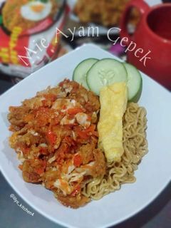 Foto resep Mie Ayam Geprek