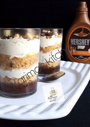 A picture of Vanilla cake parfait.