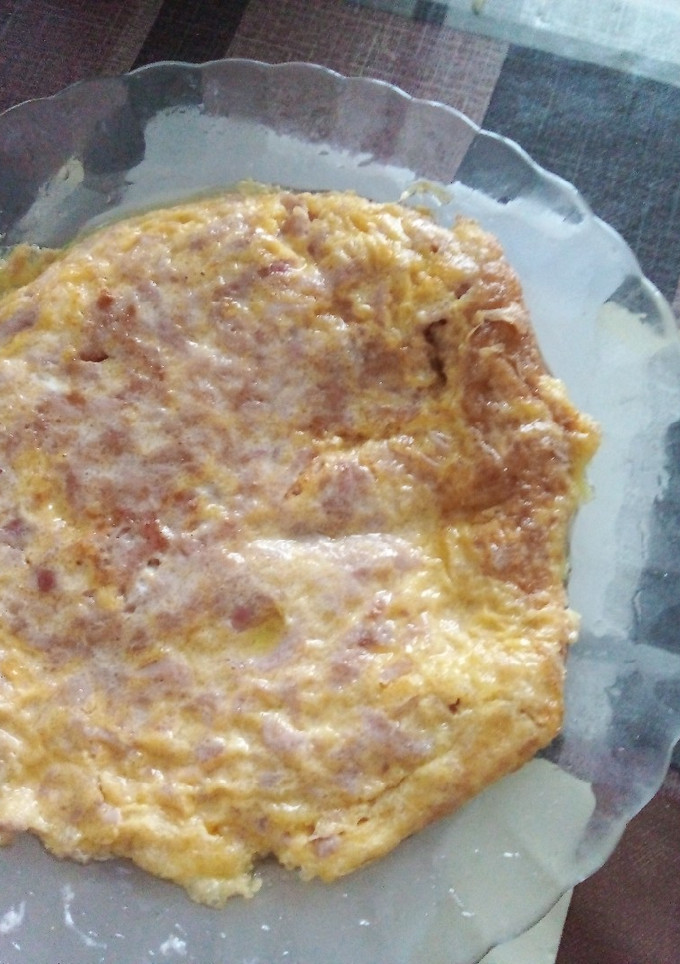 Una foto de Tortilla francesa con york