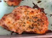 A picture of chicken parmesan