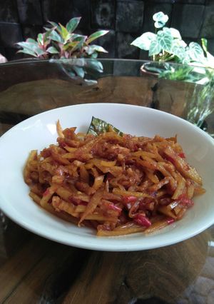 Foto resep Tumis pepaya muda