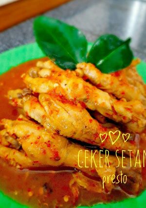 Foto resep Ceker Setan Presto