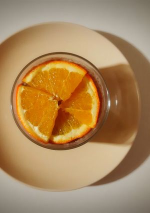 Une photo de Flan chocolat banane orange 🍫🍌🍊