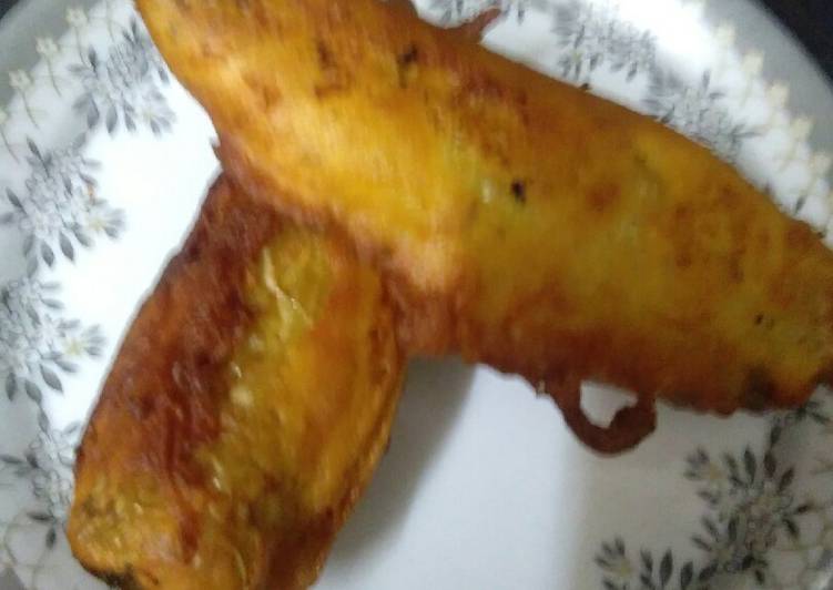 Steps to Make Super Quick Homemade Stuffed mirchi pakora