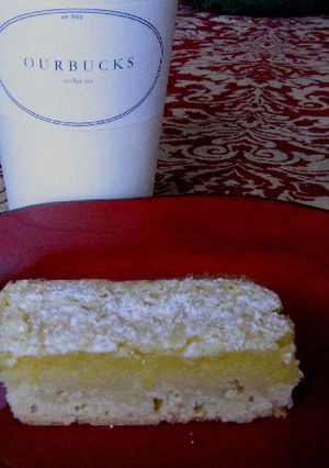 A picture of Lemon bars.