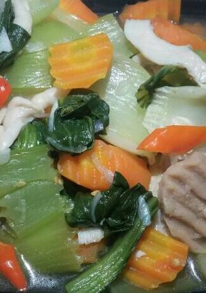 Foto resep Sup Jamur Pedas Sederhana