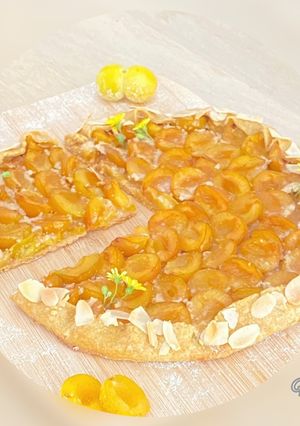 Une photo de Tarte rustique aux mirabelles