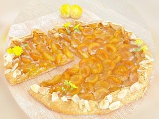 Tarte rustique aux mirabelles