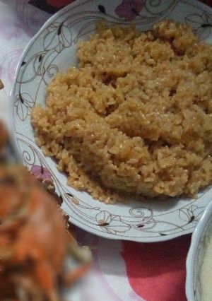 صورة لوصفة رز السمك بالبصل