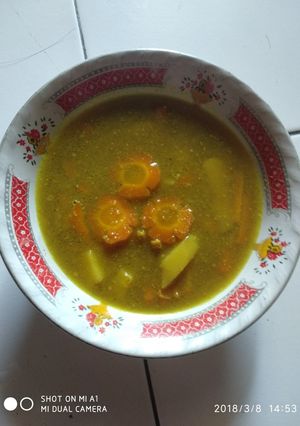 Foto resep Sayur kare bening tanpa santan