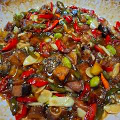 A picture of Iwak Karing Masak Asam (Extra Petai).
