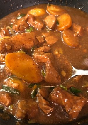 Foto resep Babi Kentang Kecap