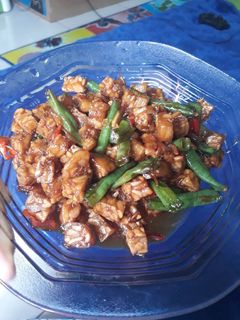 Foto resep Tumis tempe kacang panjang