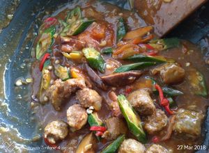 Foto resep Tumis Okra with brown sauce
