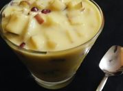 A picture of pomegranate custard
