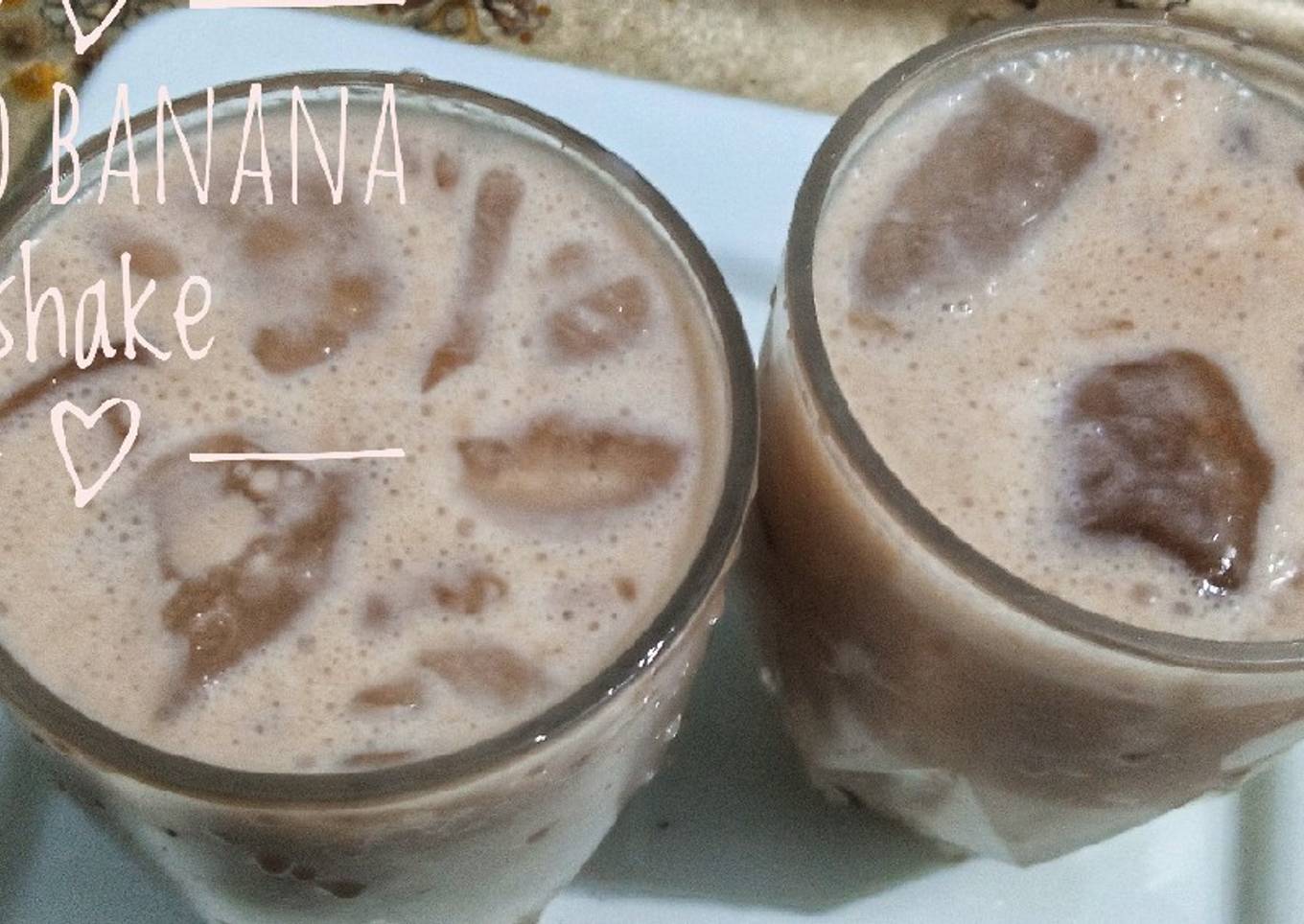 Milo banana shake