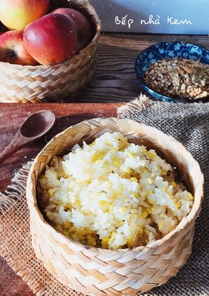 Hình của món Tuần 40: Xôi đậu xanh.