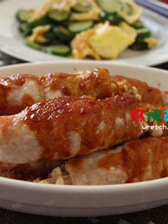 照燒菇菇肉捲 的食譜成品照片