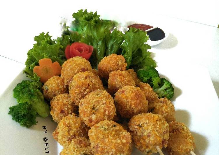 Step-by-Step Guide to Make Special Sate bola2 nasi
