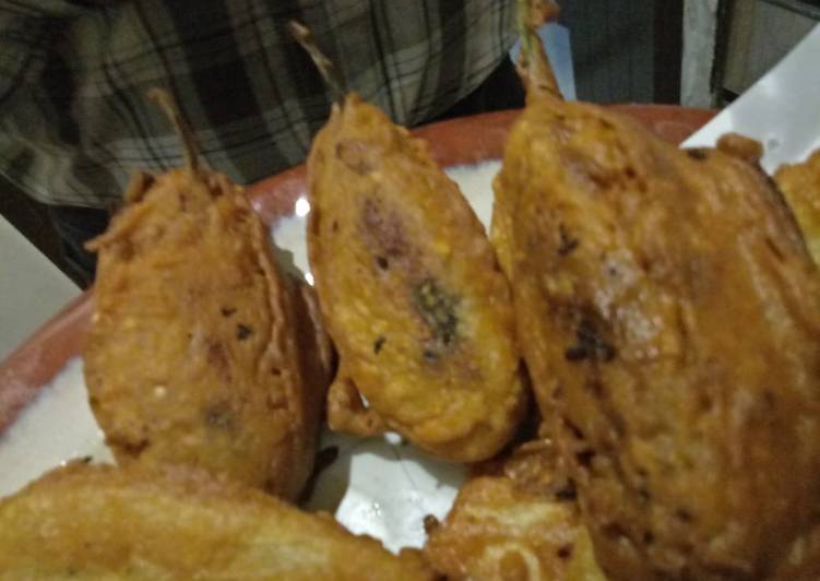 Easiest Way to Make Any-night-of-the-week Potato coated Fried mirchyy