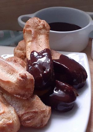 Une photo de Churros sans gluten sans lactose et au four... 😉