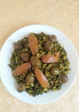 صورة لوصفة البقولة بالحامض المصير