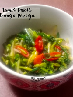 Foto resep #211 Tumis Pakis Bunga Pepaya