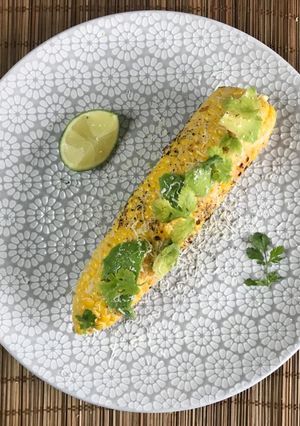 Foto de Elote - milho de rua Mexicano
