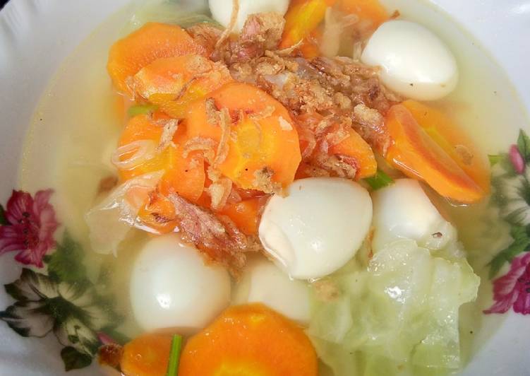 Resep Sup Telur Puyuh yang Bisa Manjain Lidah