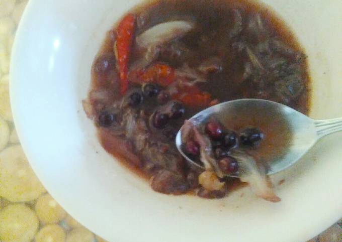 Sayur asam khas NTB.sayur biji kedelai hitam