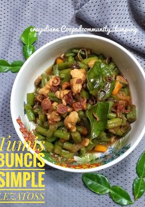 Foto resep Tumis buncis simple LEZATOSS