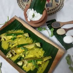 A picture of Steam bata fish.