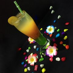 A picture of Layered Mocktail.