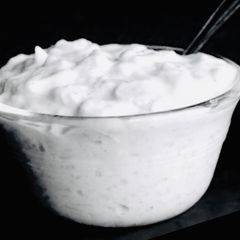 A picture of Rice pudding.