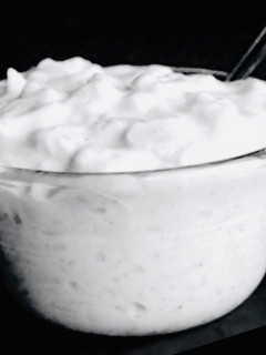 A picture of Rice pudding.