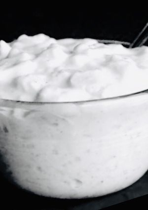 A picture of Rice pudding.