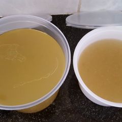 A picture of Simple chicken stock.