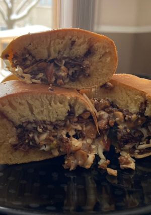 A picture of Indonesian style sweet pancake.