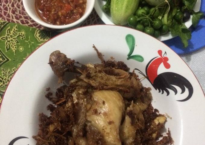 Cara Masakan Resep 21.2. Ayam goreng Kalasan ala fe’ #pekaninspirasi