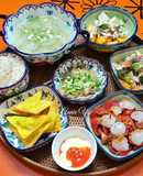 Cơm nhà nhiều món ngày cuối tuần